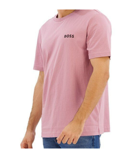 Hugo Boss Short-sleeved T-shirt In Pink