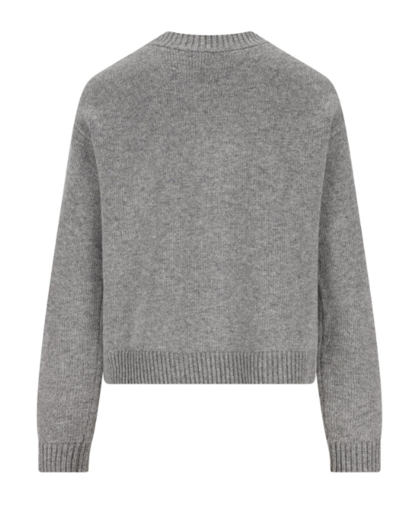 Gucci Long-sleeved Sweater In Gray