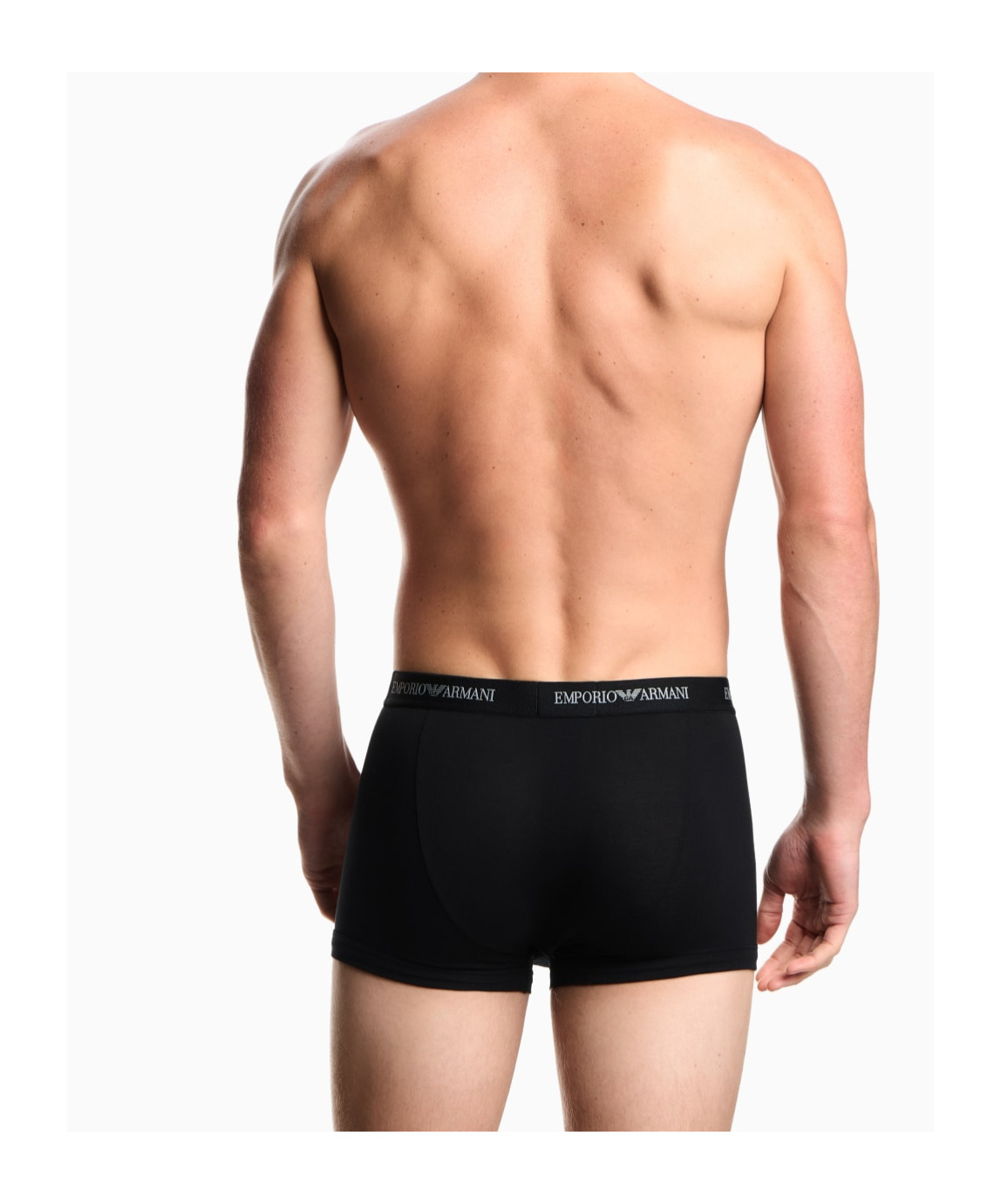 Emporio Armani Three-piece Boxer Briefs In Black