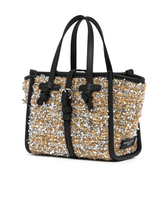 Gianni Chiarini Miss Marcella Boucle Tote Bag In Multicolor