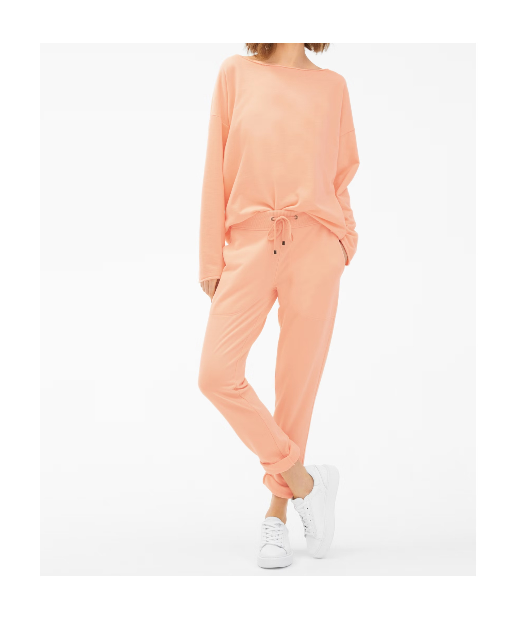 Juvia Drawstring Waist Sweatpants In Pink