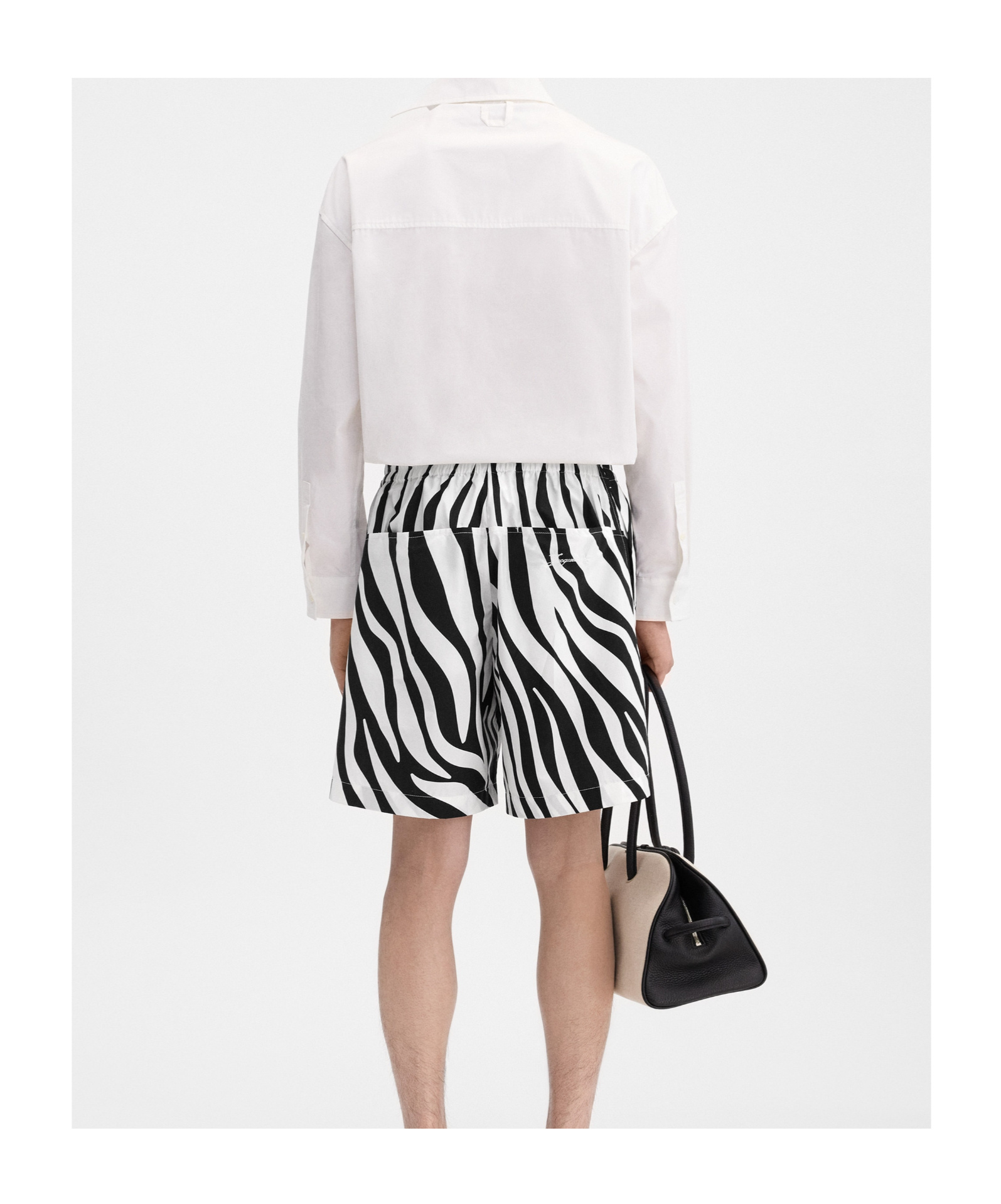 Jacquemus Printed Swimming Trunks In Multi