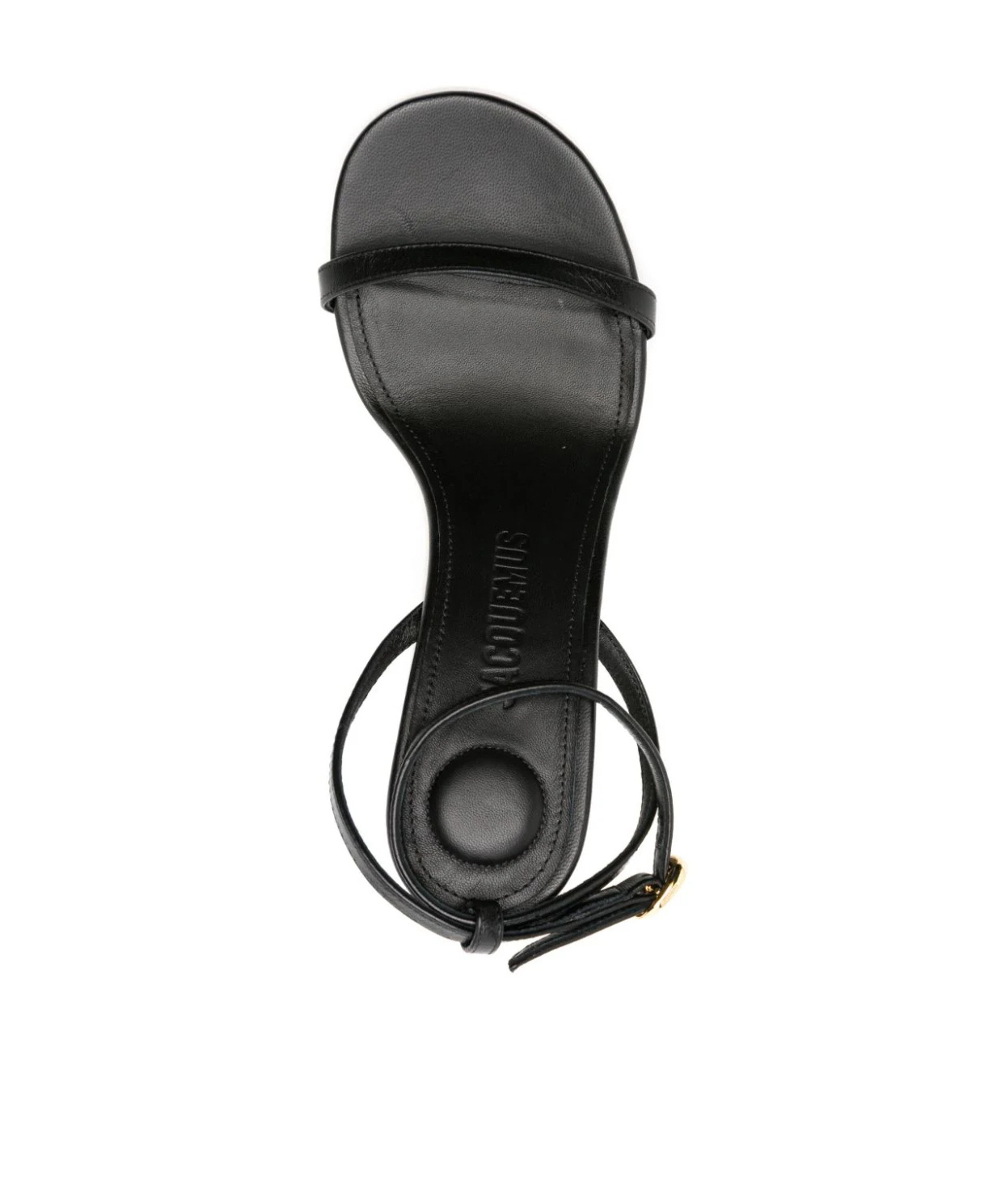 Jacquemus Les Doubles 100mm Sandals In Black