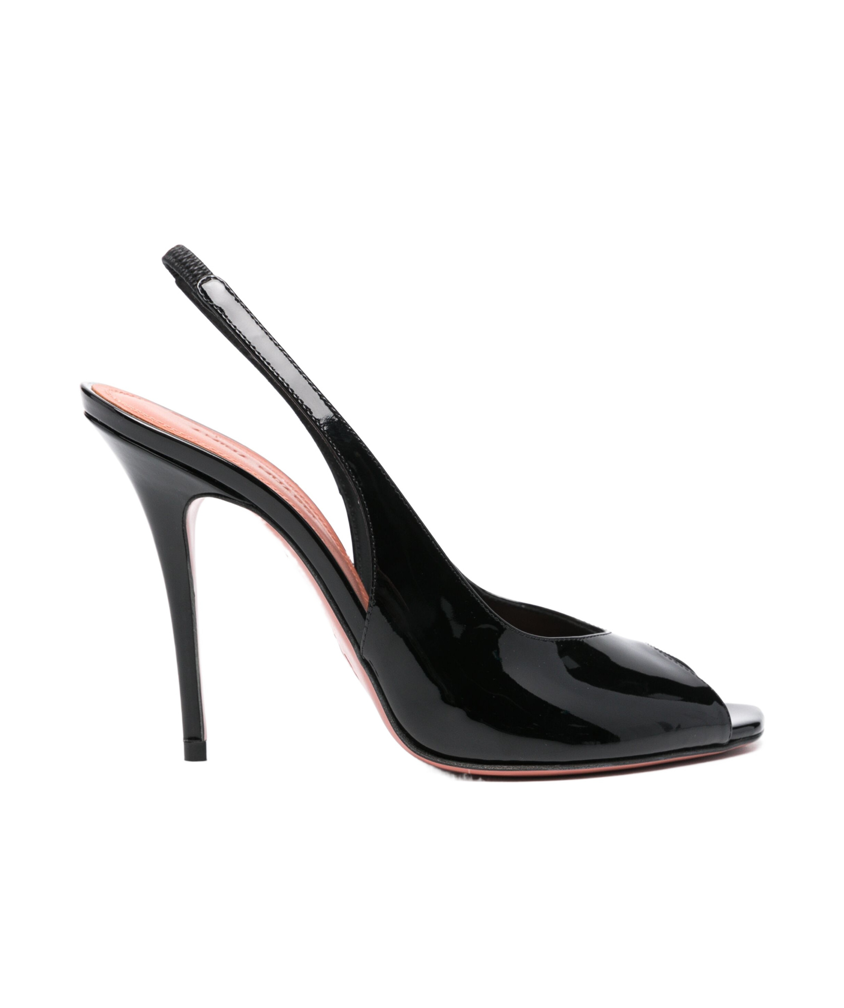 Amina Muaddi High-heeled Sandals In Black