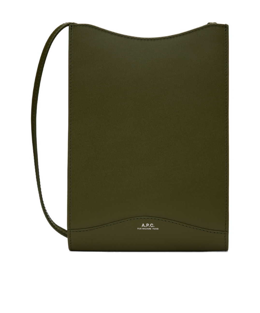 Apc Logo Adjustable Bag Strap Shoulder Bag In Green