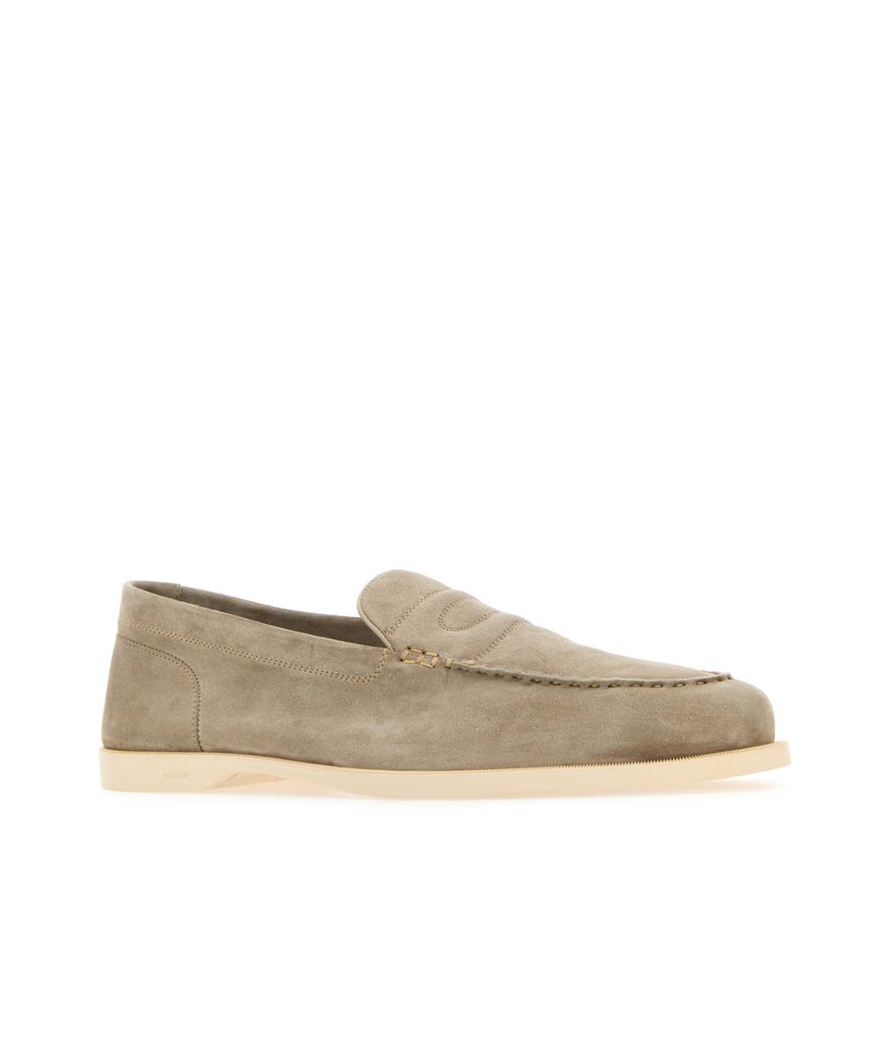 John Lobb Push On Loafers In Nude