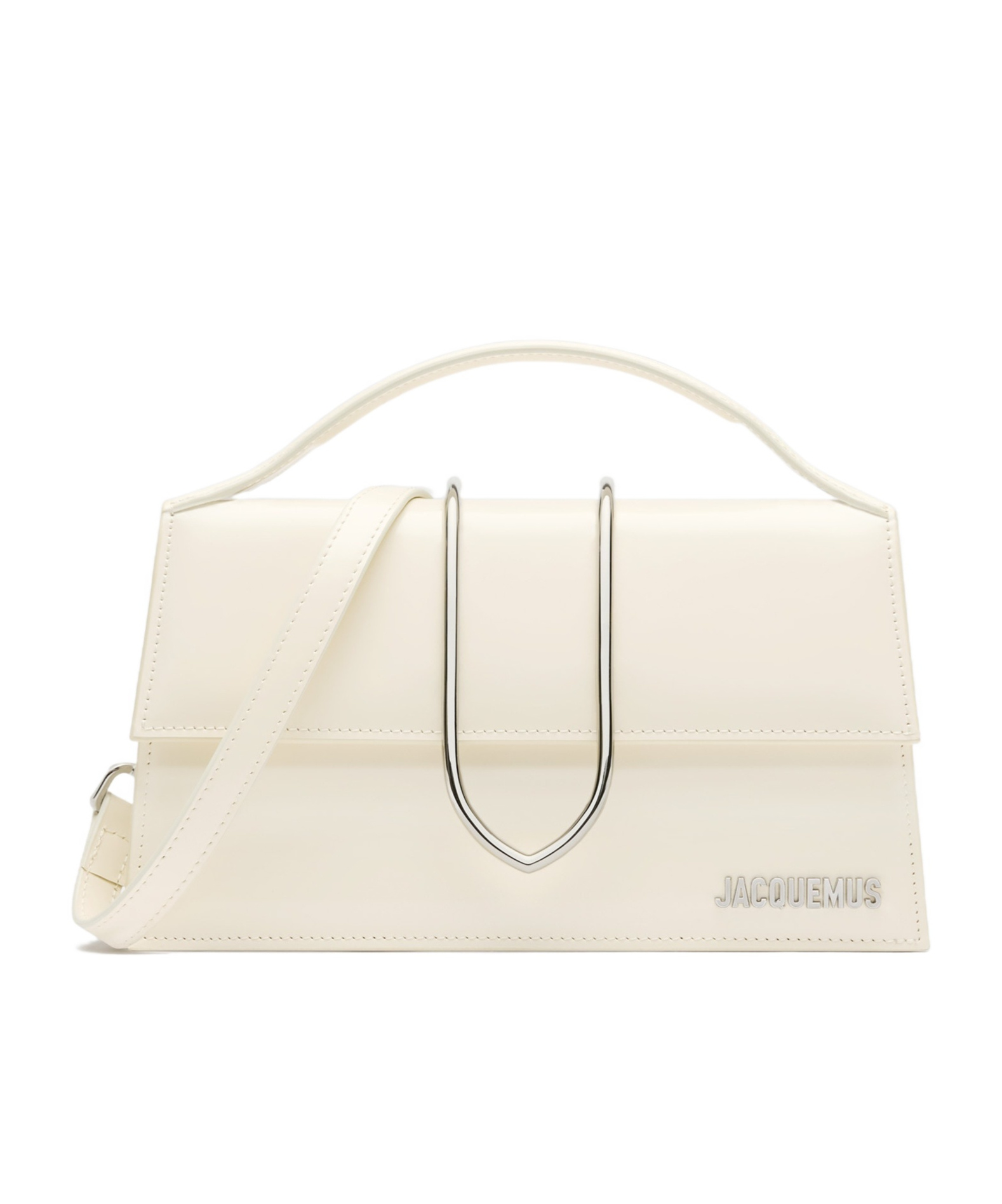 Jacquemus Flip Shoulder Bag In White
