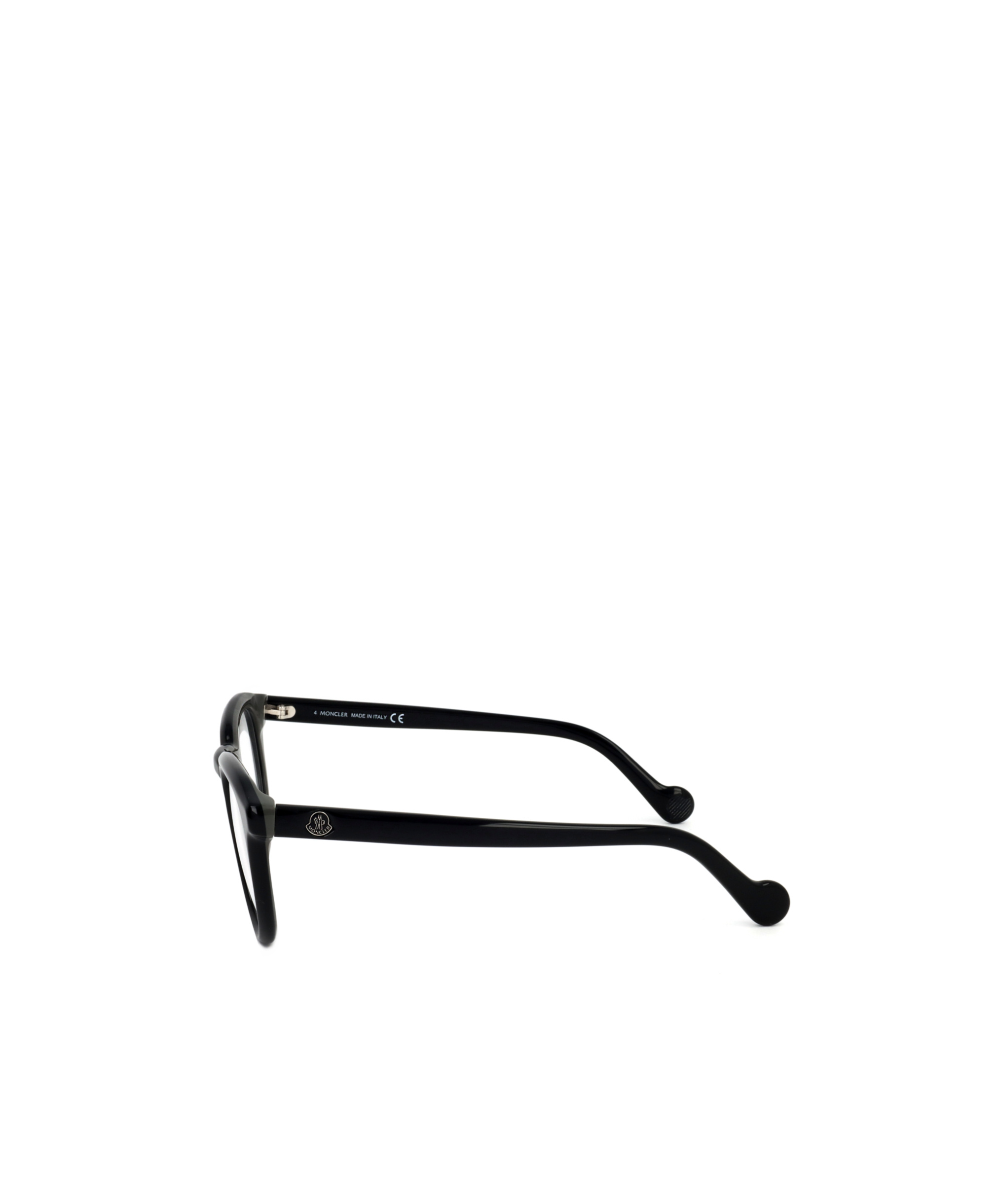 Moncler Round Frame Glasses In Black