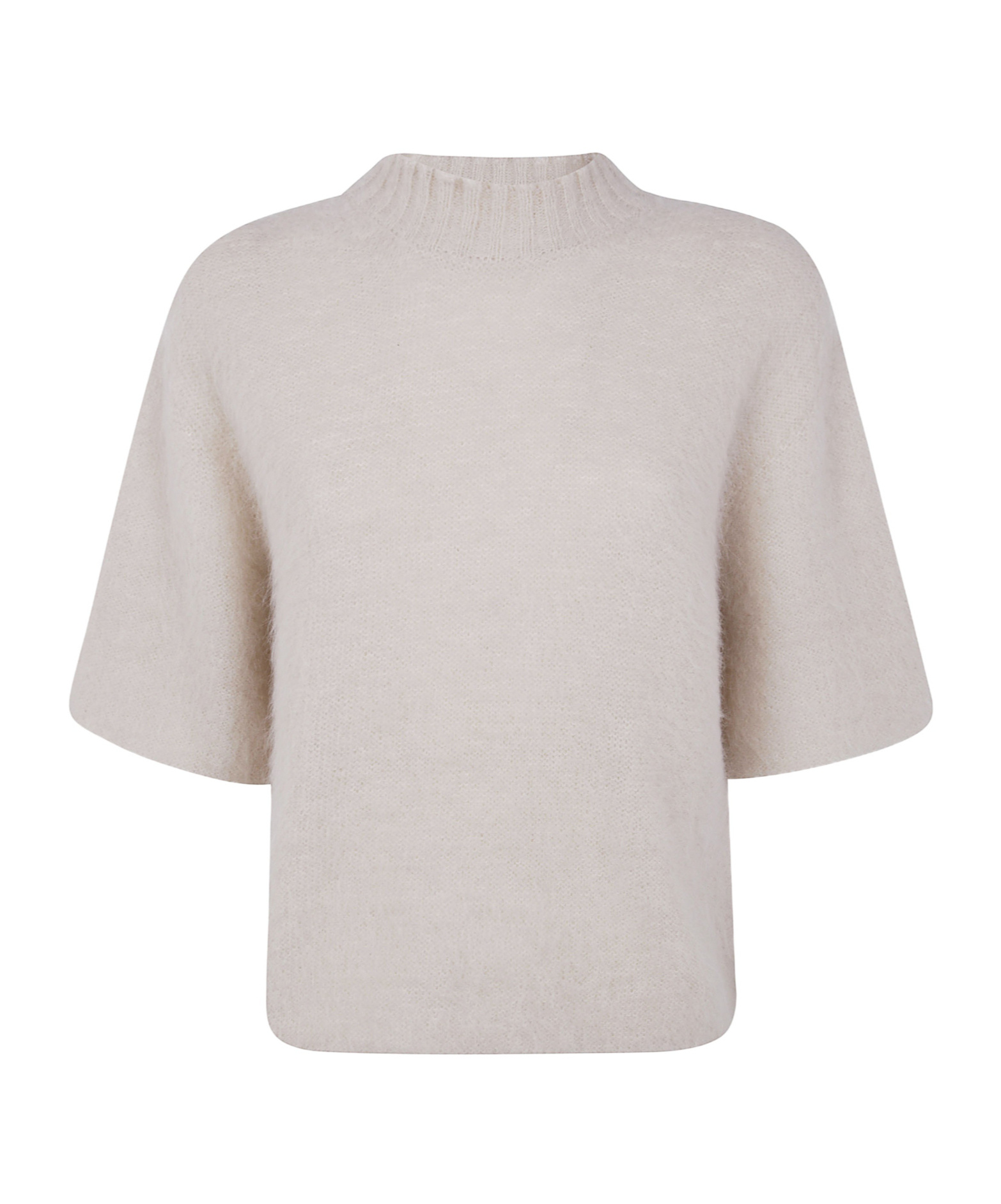 Antonelli Ribbed Knit Sweater In White