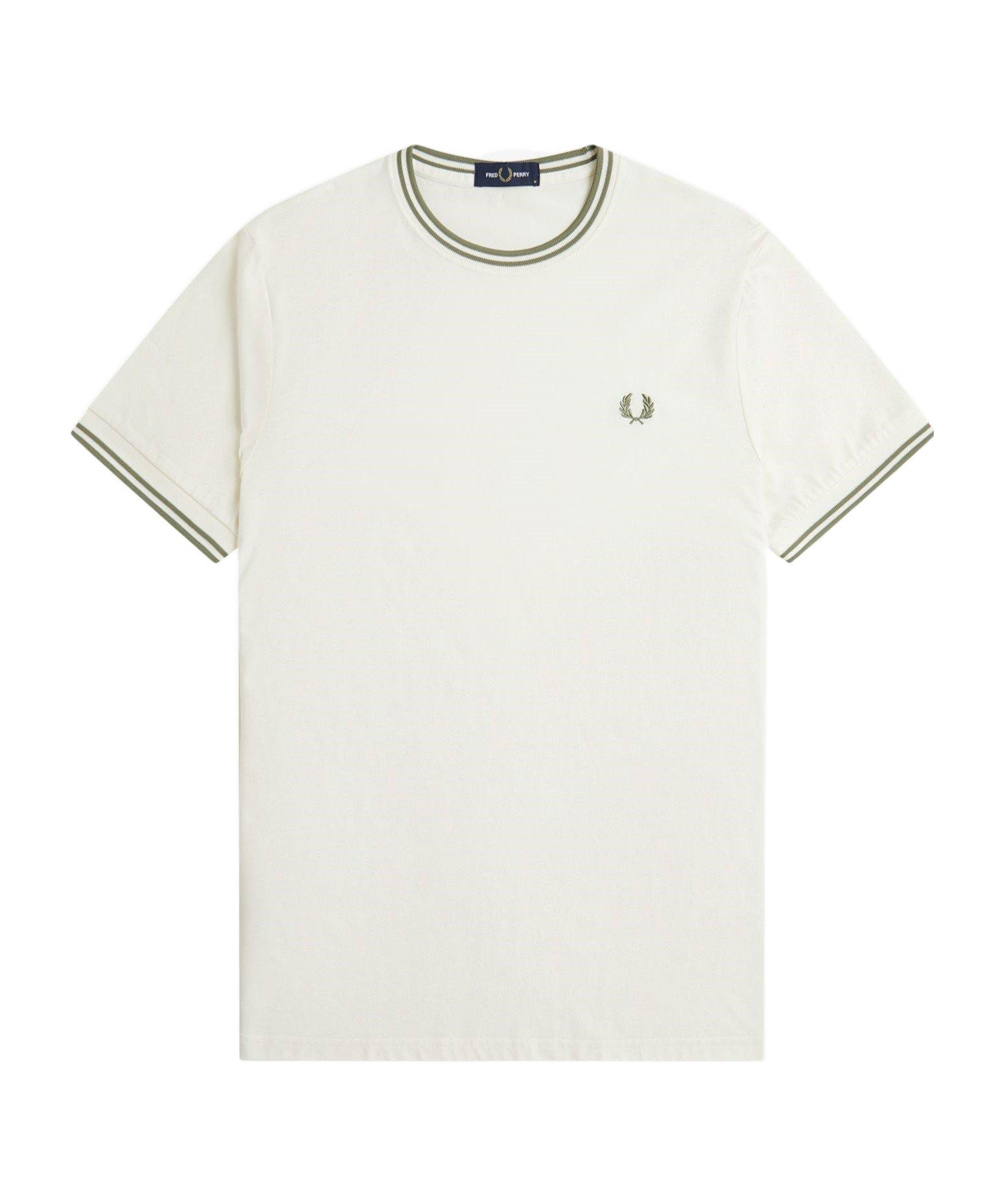 Fred Perry Twin Tipped T-shirt In White