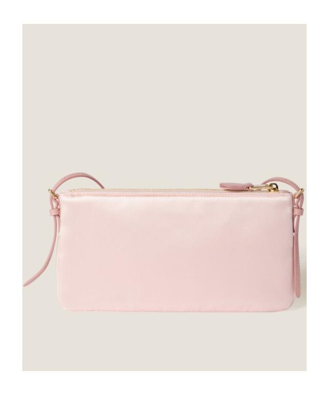 Miu Miu Satin Mini Handbag In Pink