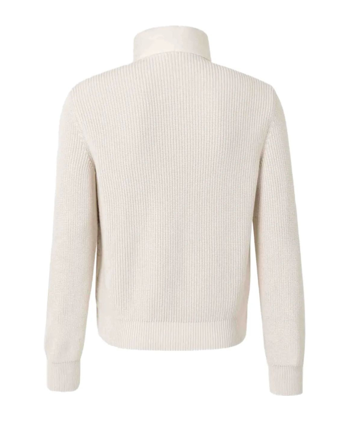 Moncler Quilted Cardigan In White