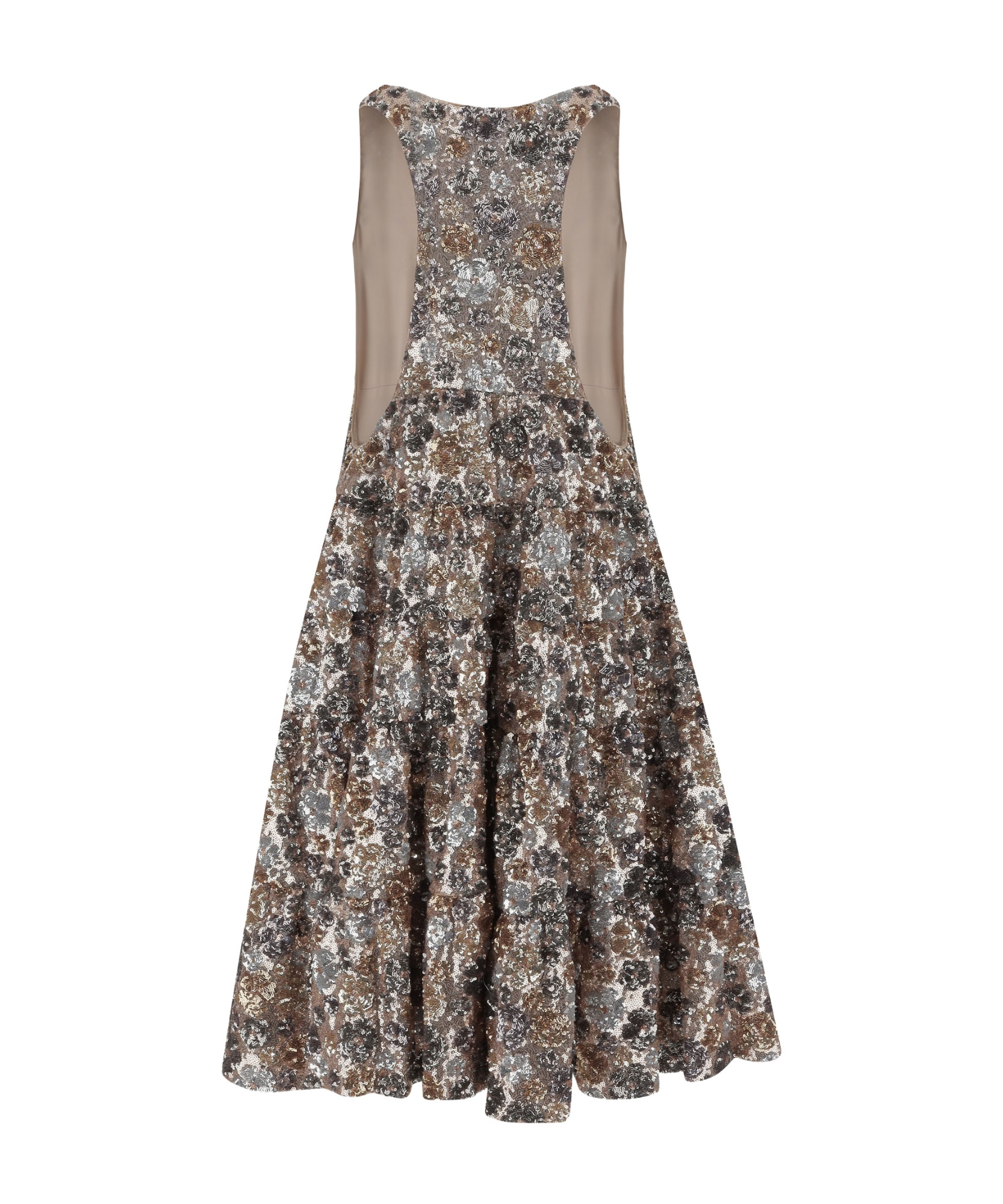 Shop N°21 Dress With Floral Paillettes Pattern