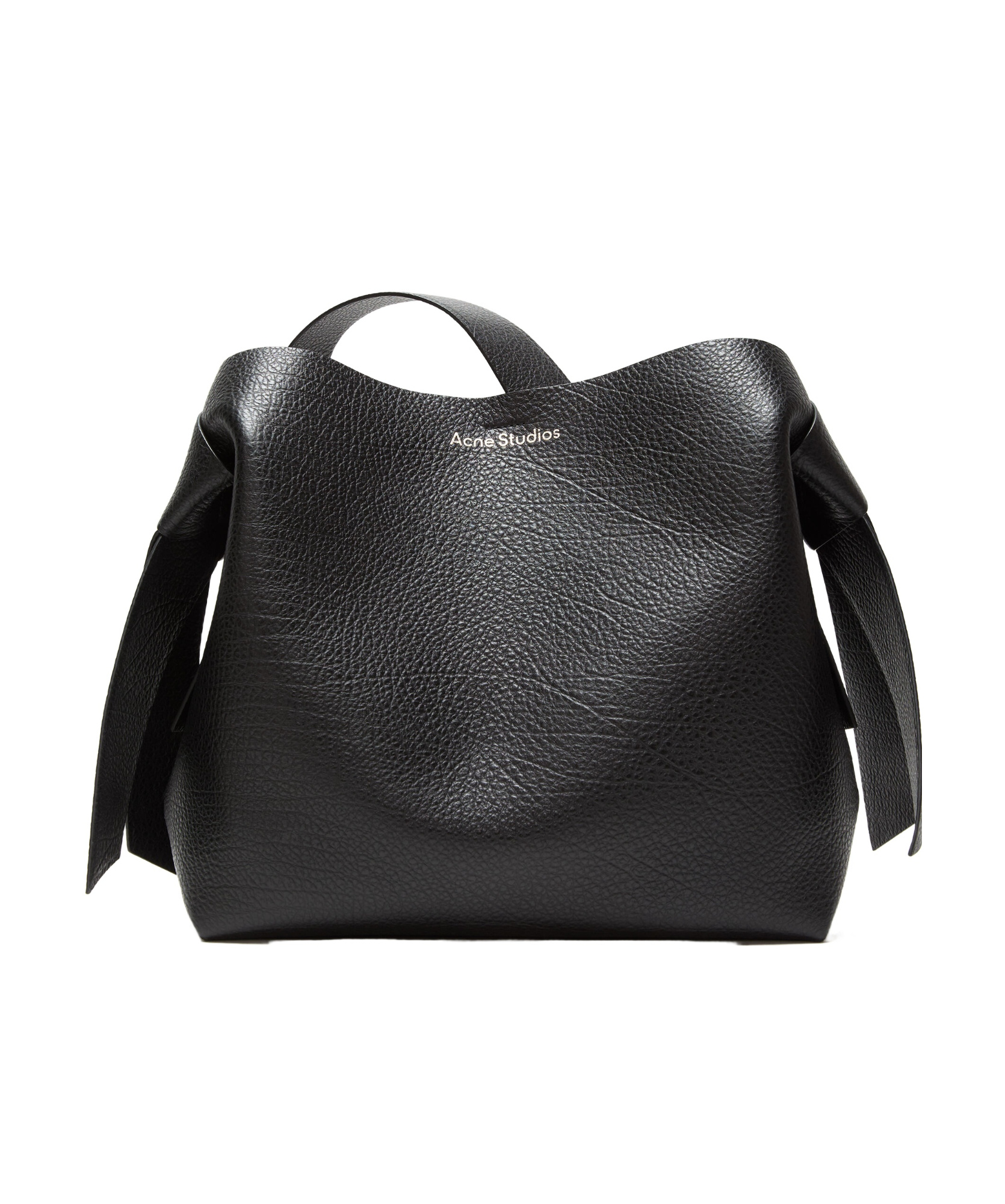 Shop Acne Studios Midi Musubi Shoulder Bag In Black