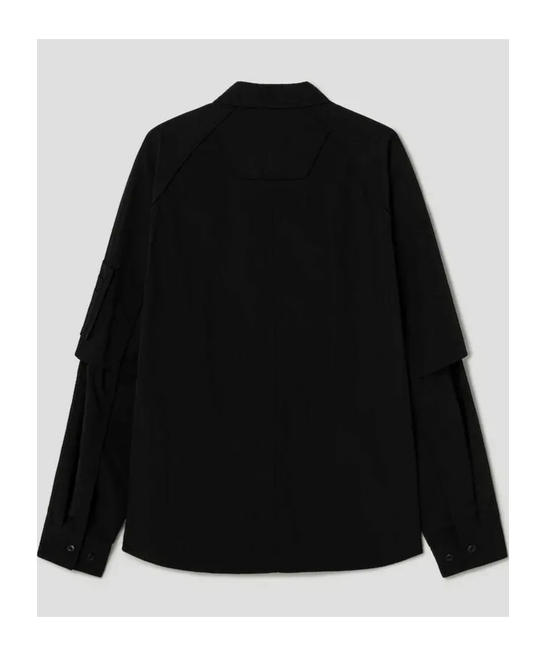 Juunj Long-sleeved Shirt In Black