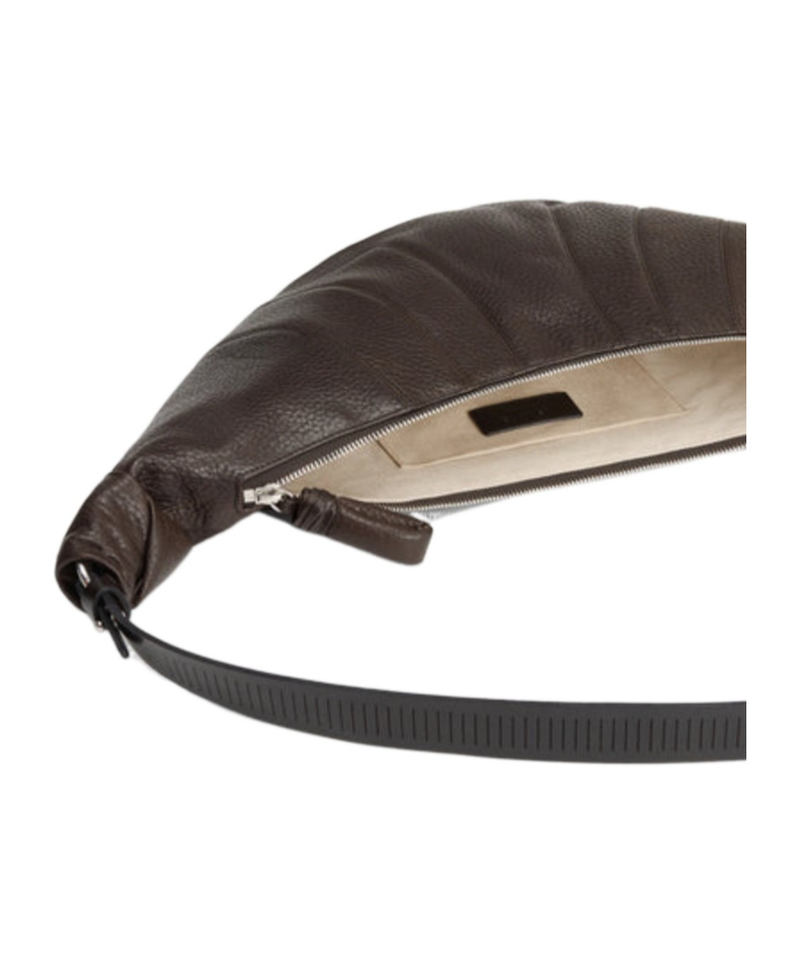Lemaire Medium Croissant Shoulder Bag In Brown