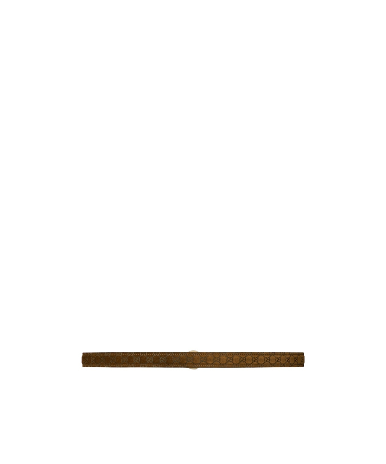 Gucci Blondie Thin Belt In Brown