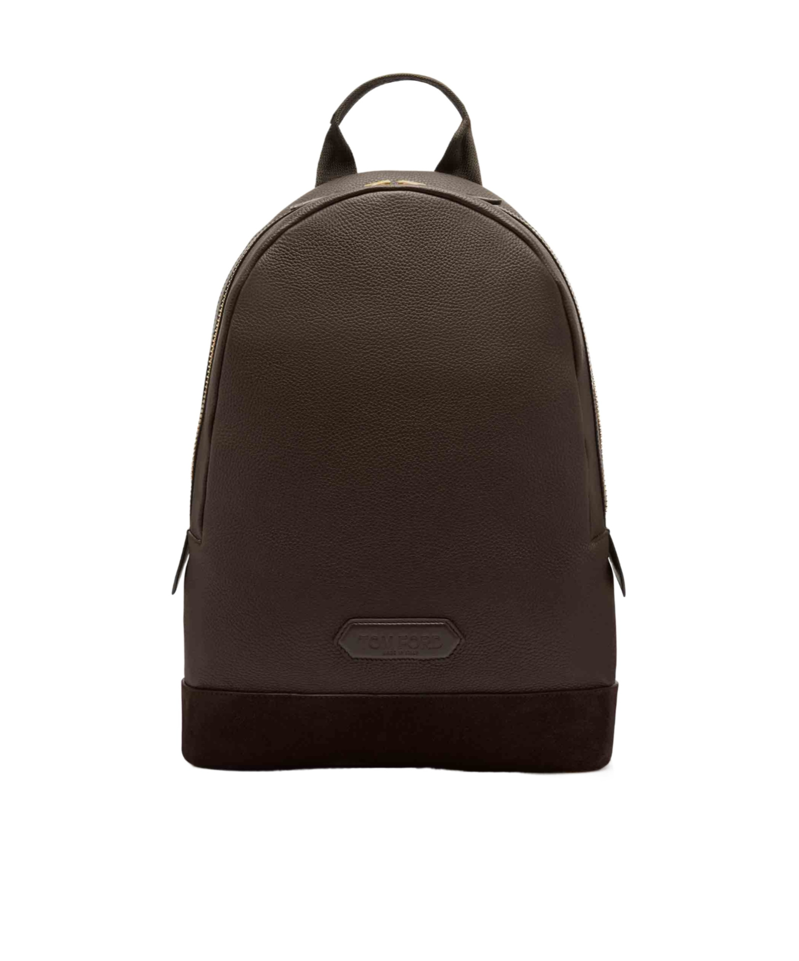 Tom Ford Logo-patch Backpack In Brown