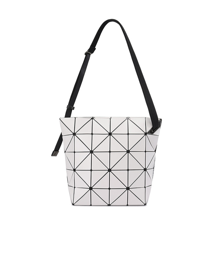 Bao Bao Issey Miyake Blocky Shoulder Bag In White