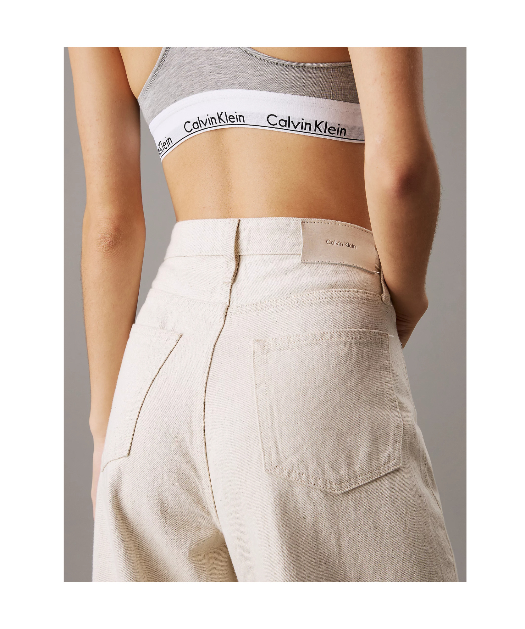 CALVIN KLEIN WIDE-LEG TROUSERS