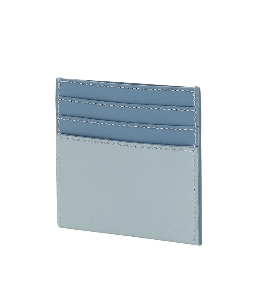 Fendi Ff Diamonds Card Case In Light Blue
