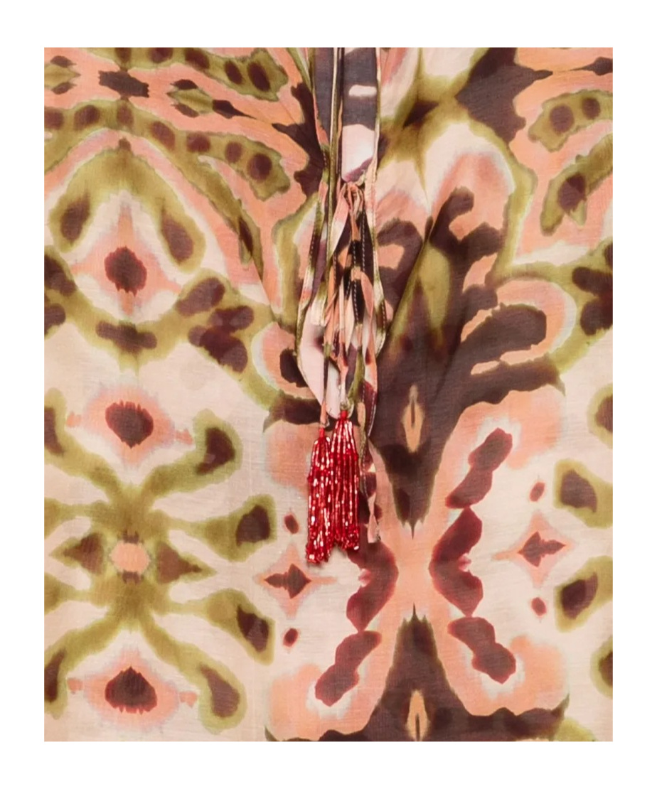 Anjuna Abstract Print Naomi Maxi Dress
