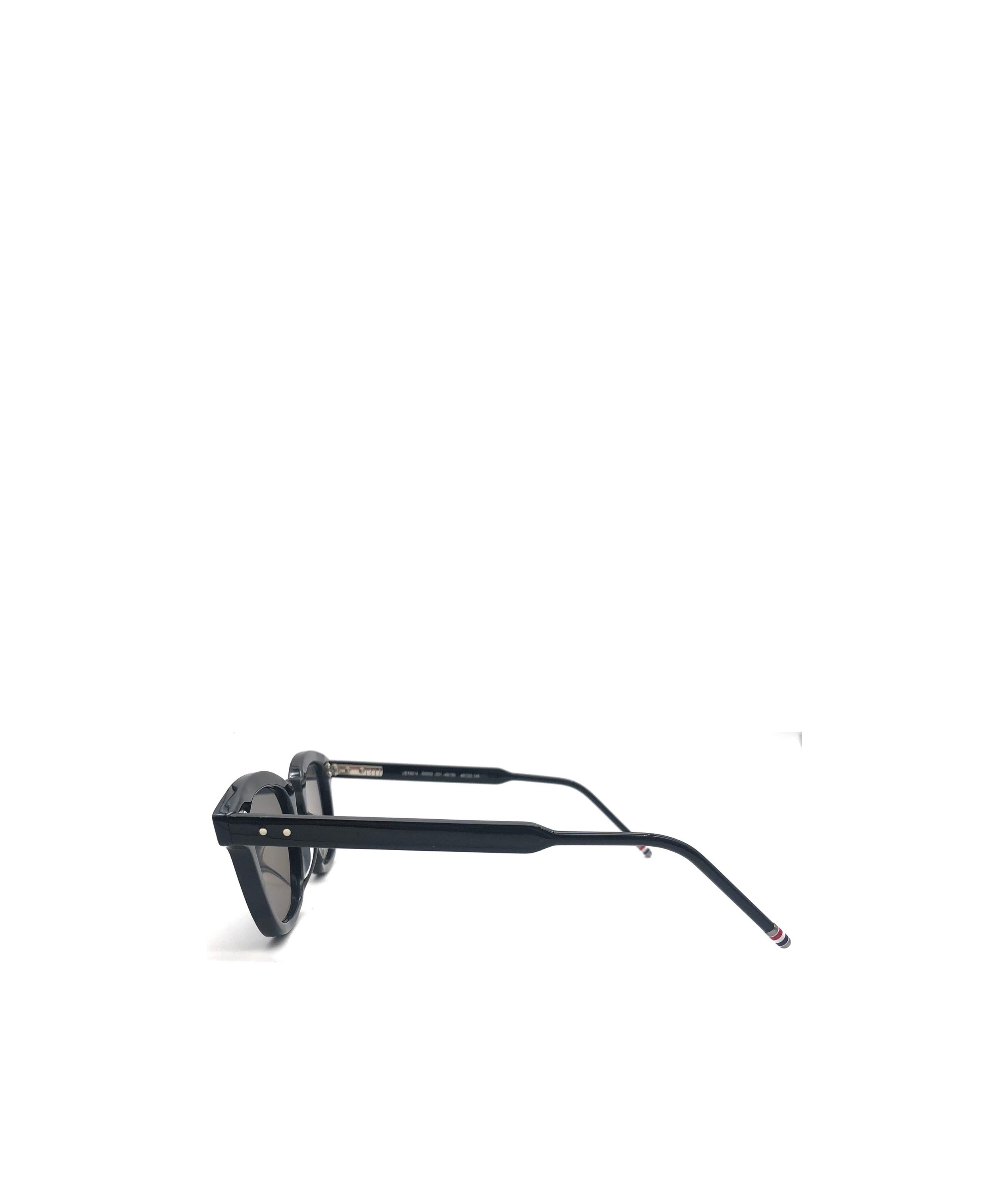 Thom Browne Rectangular Frame Sunglasses In Gray