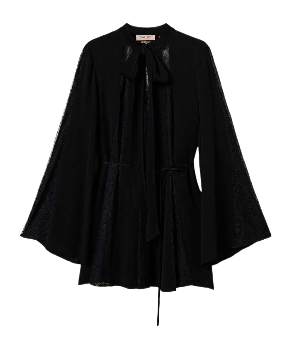 Shop Twinset Lace Crepe Tunic