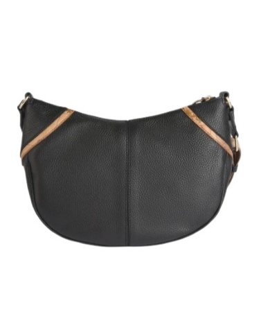Alviero Martini Wide Strap Shoulder Bag In Black