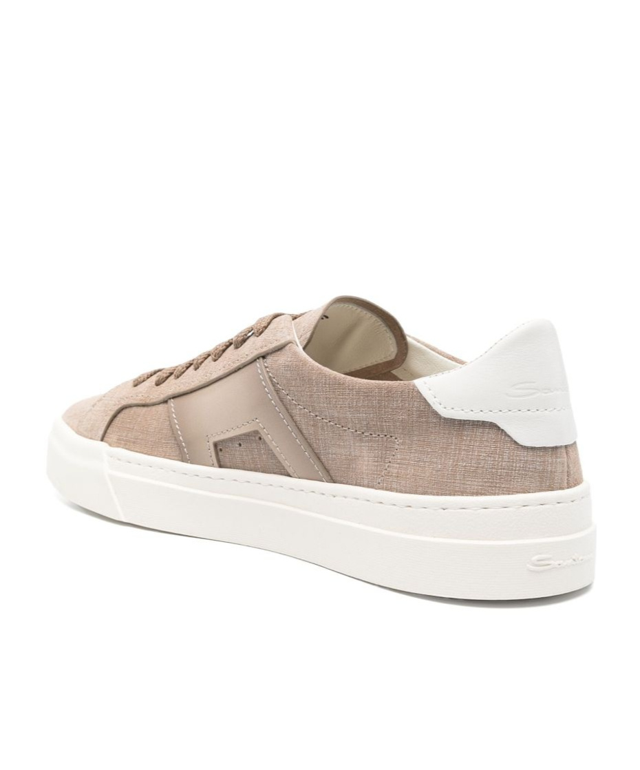 Santoni Double Buckle Sneakers In Multi
