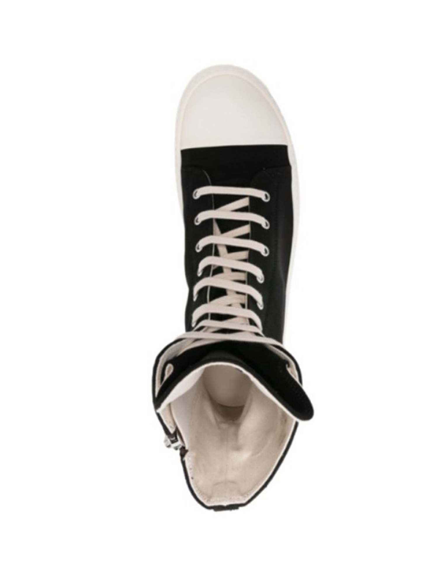 Rick Owens Drkshdw Lace-up High-top Sneakers In Black