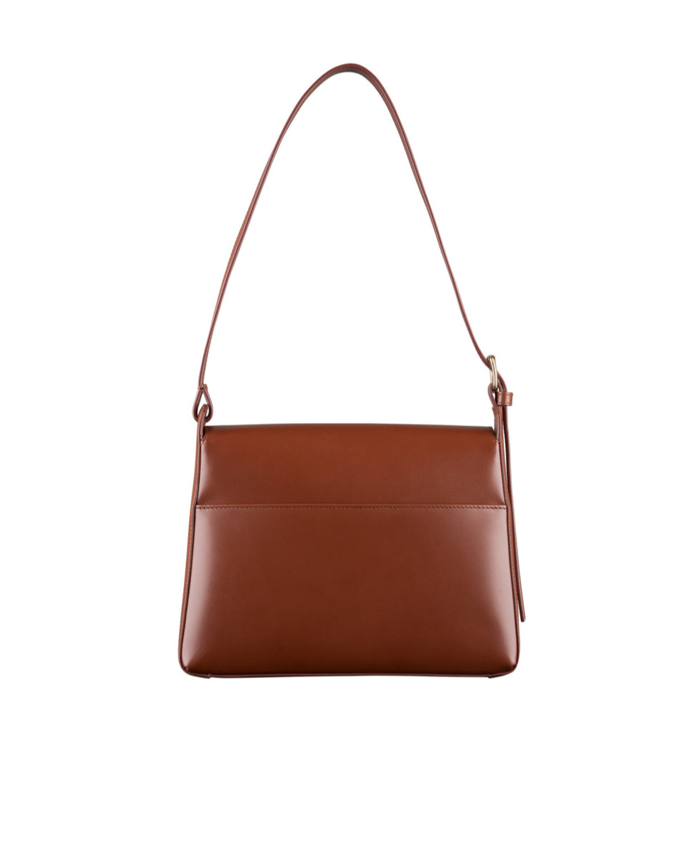 Apc Virginie Leather Shoulder Bag In Red