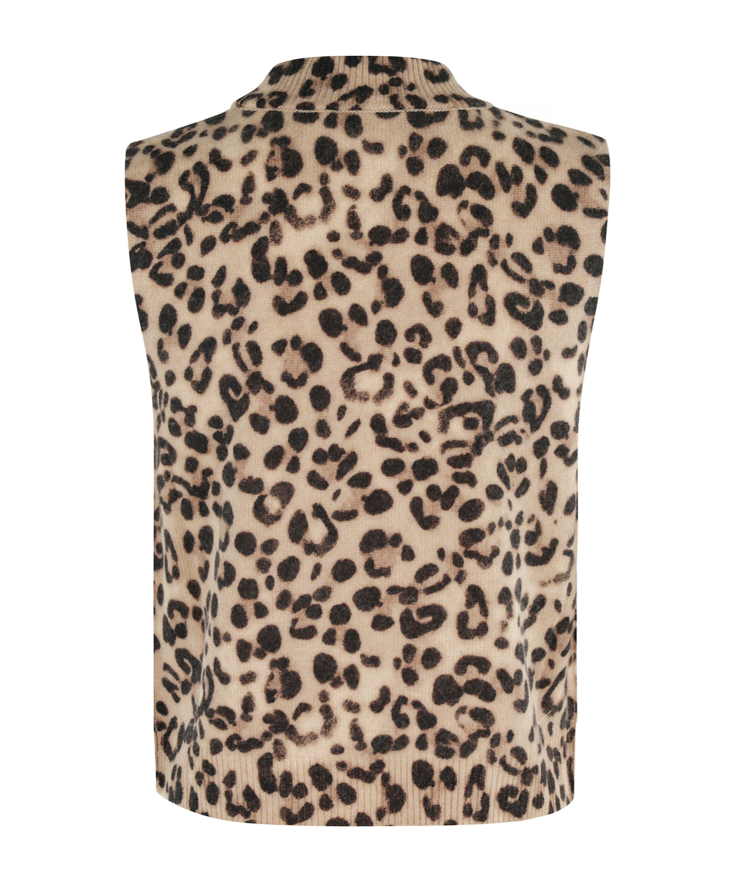 Semicouture Semi Couture Frederique Pattern Sleeveless Vest In Neutral