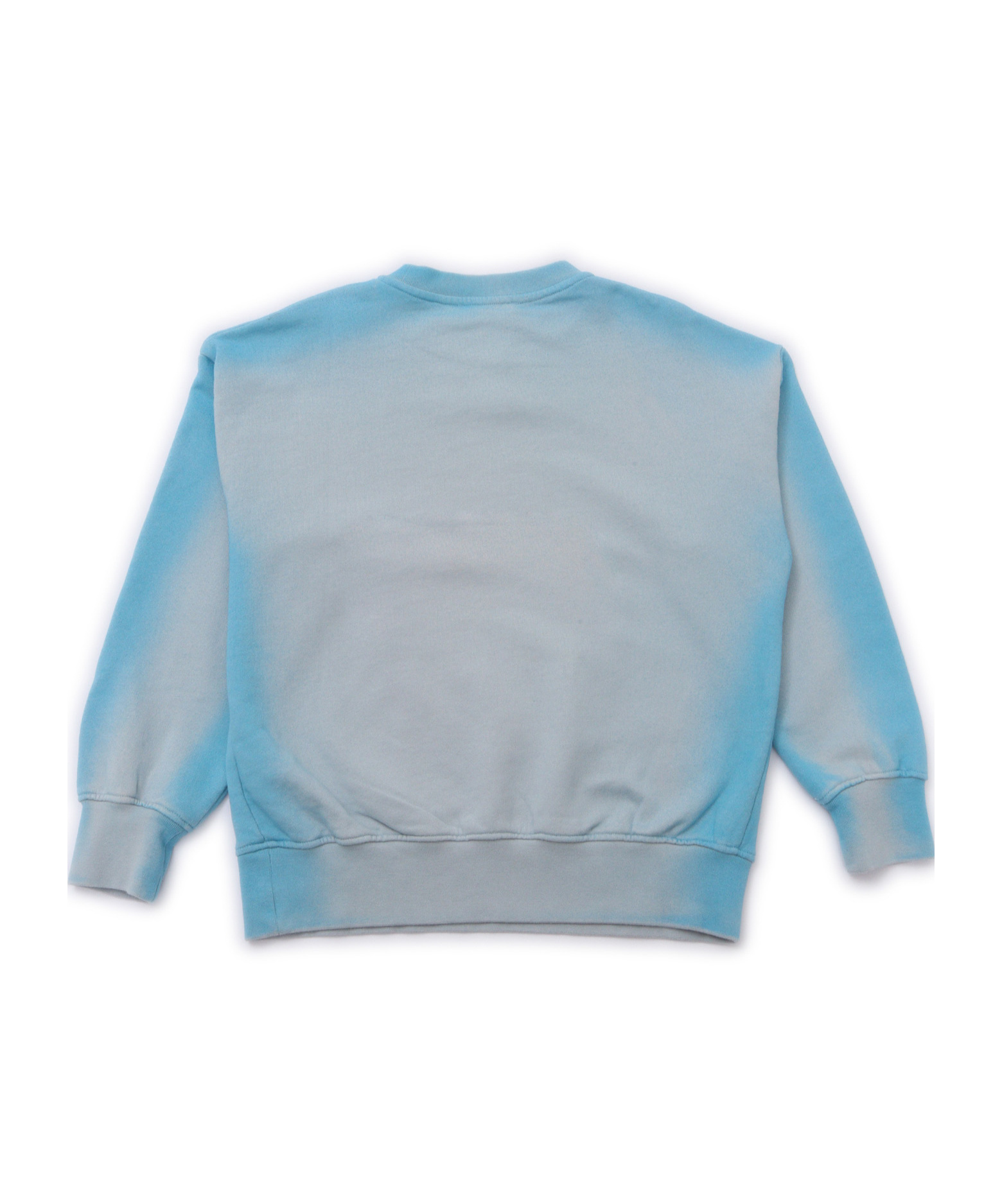 Msgm Crew Neck Sweatshirt In Blue
