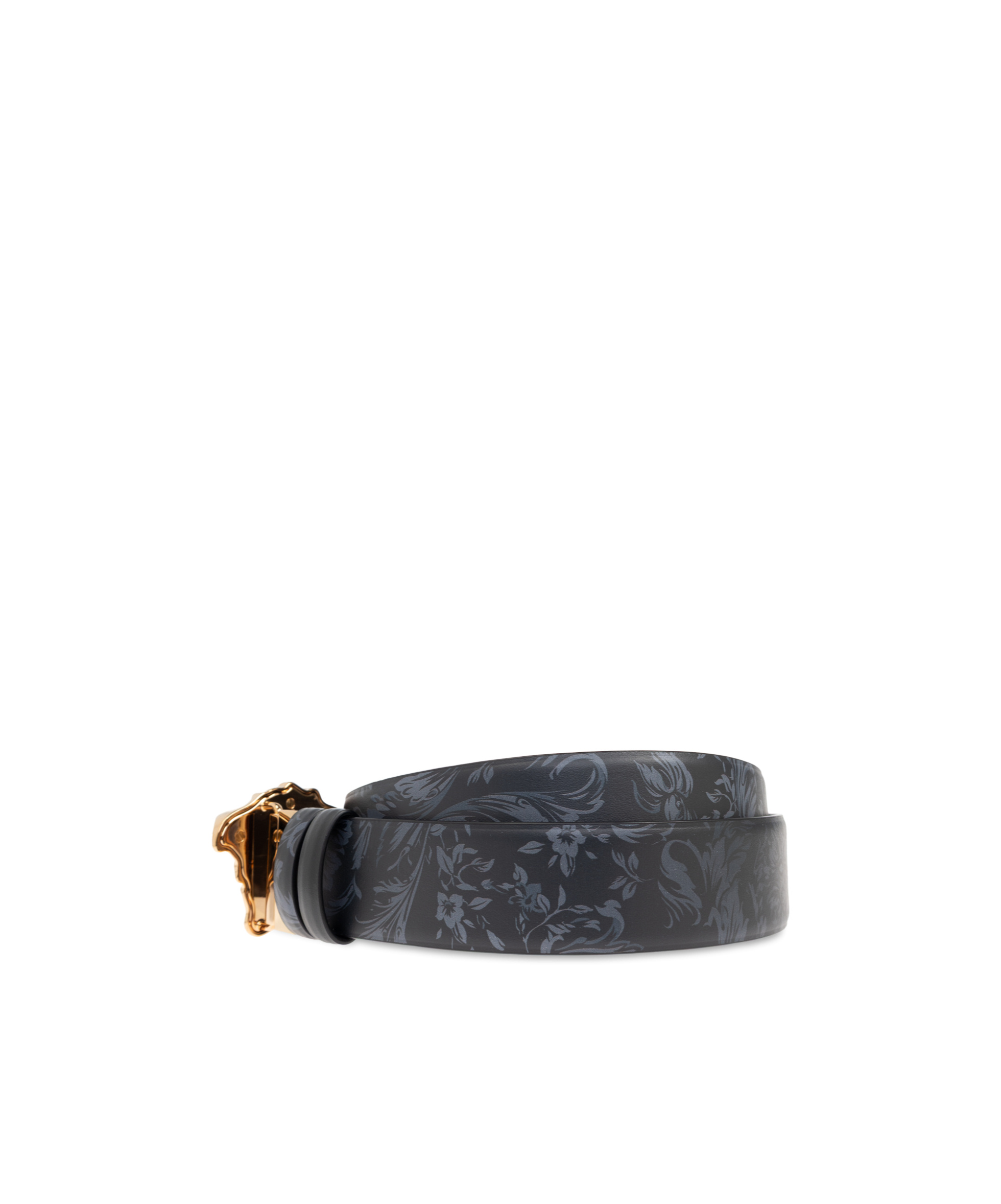 Versace Double-sided Belt In Black
