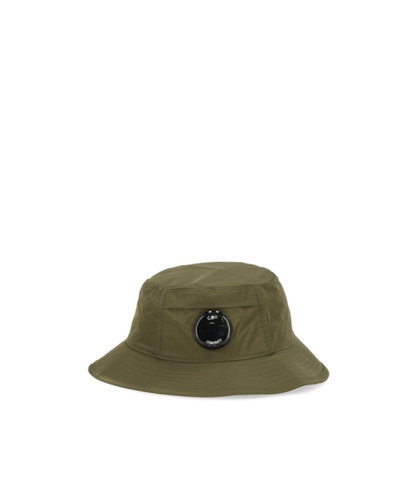 C.p. Company Wide Brim Hat In Green