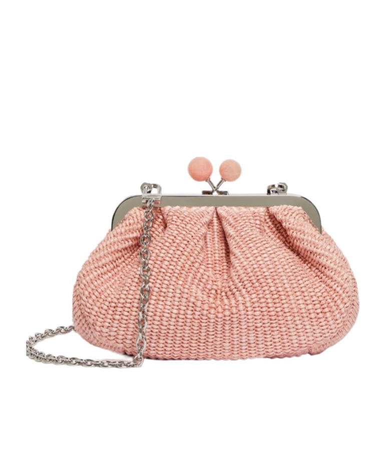 WEEKEND MAX MARA SMALL RAFFIA-EFFECT PASTICCINO BAG