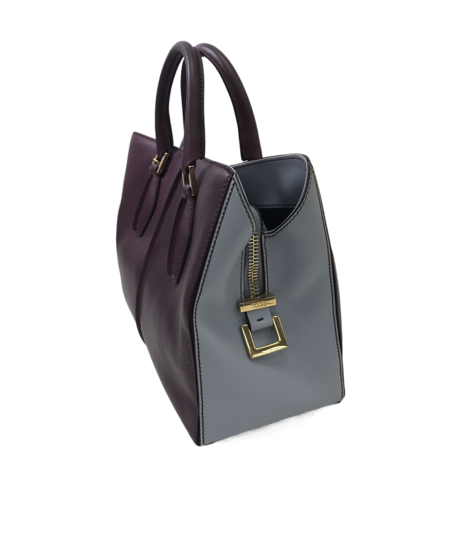 Tod's Double Handle Shoulder Bag In Black