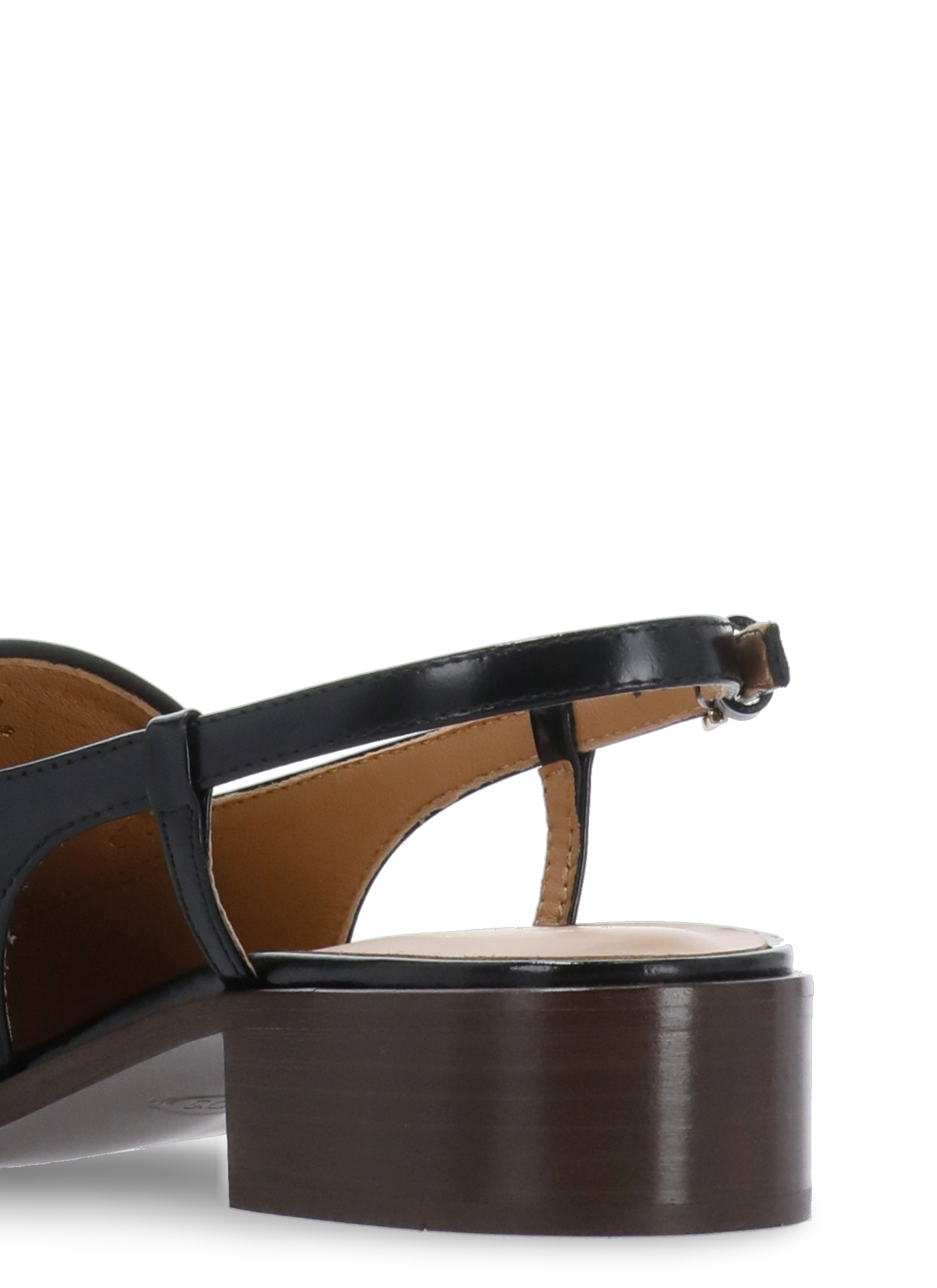 Shop Tod's Slingback Strap Fastening Flat Shoes In Black