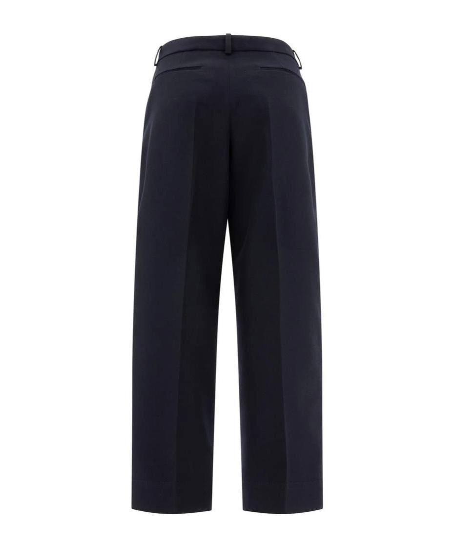 Soeur High-waisted Casual Pants In Black