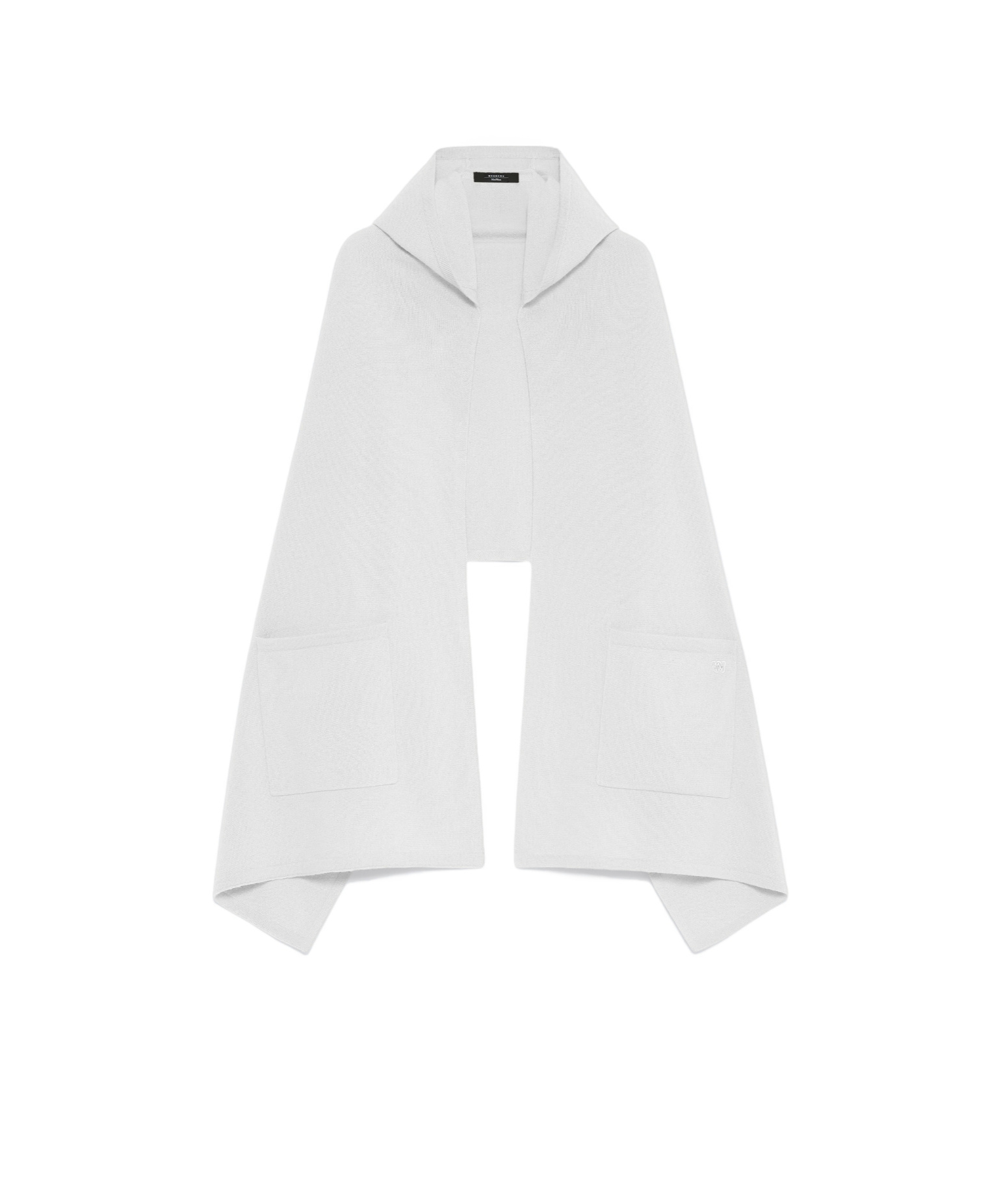 Weekend Max Mara Chal Con Capucha De Cachemira - Blanco Optico In White