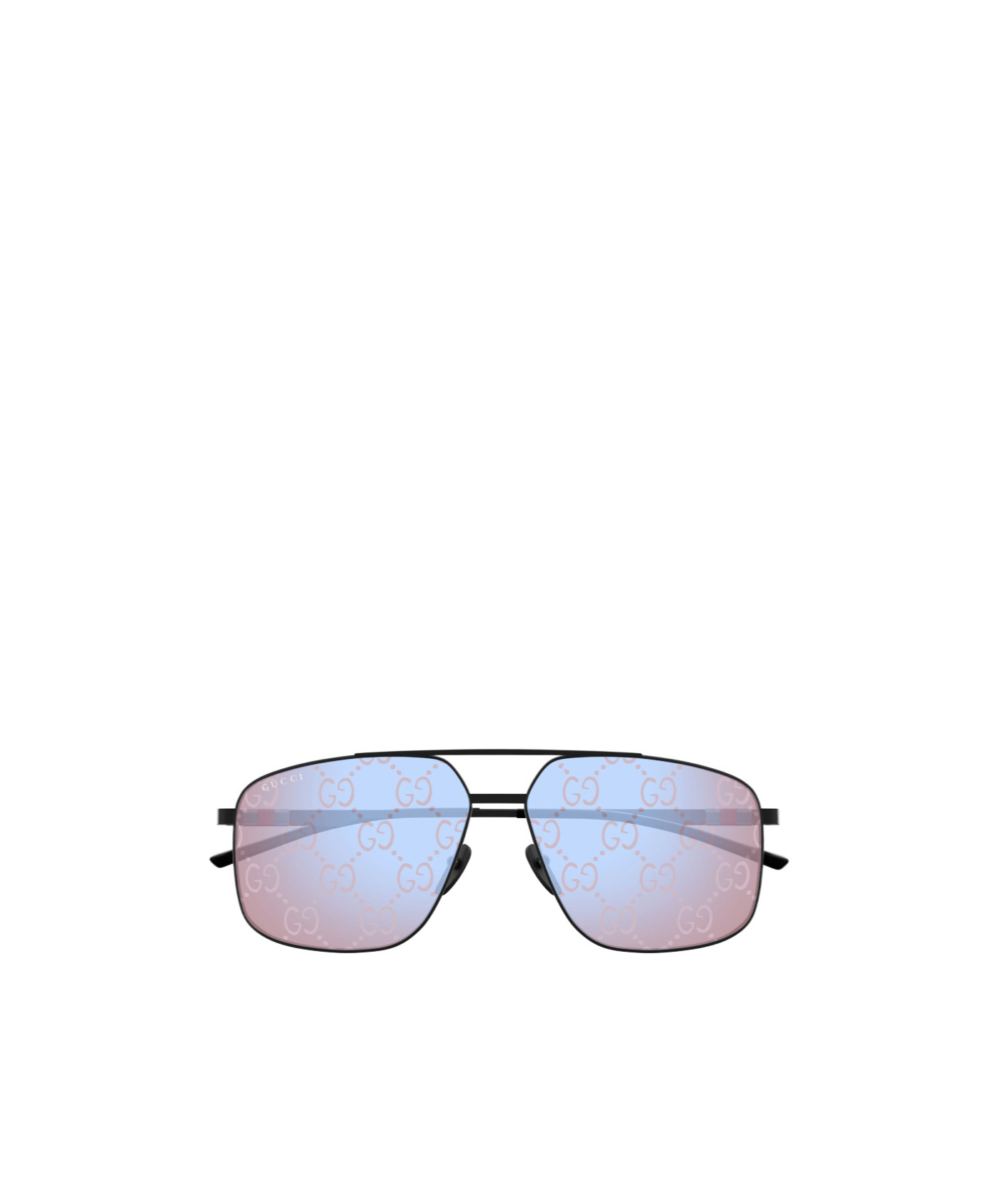 Gucci Navigator Frame Sunglasses Sunglasses In Blue