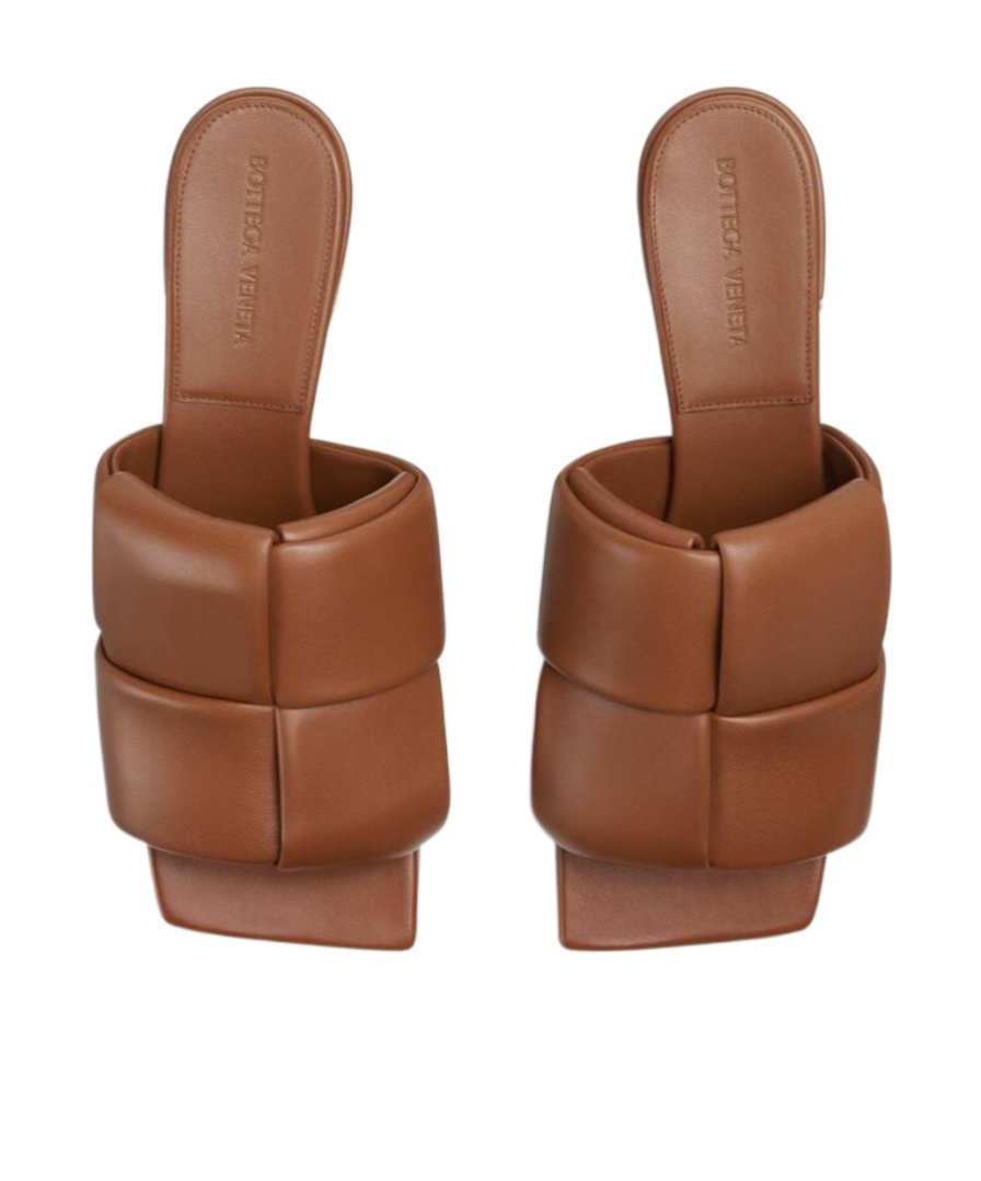 BOTTEGA VENETA WEAVE LOGO MULLER SHOES