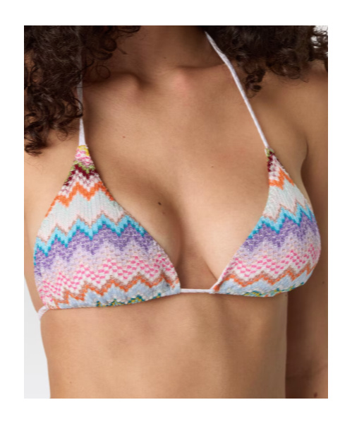 Missoni Chevron-pattern Bikini In Multi