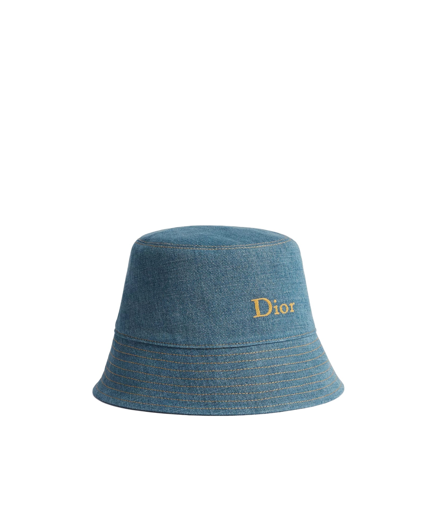 Dior Teddy-d Small Brim Bucket Hat In Blue