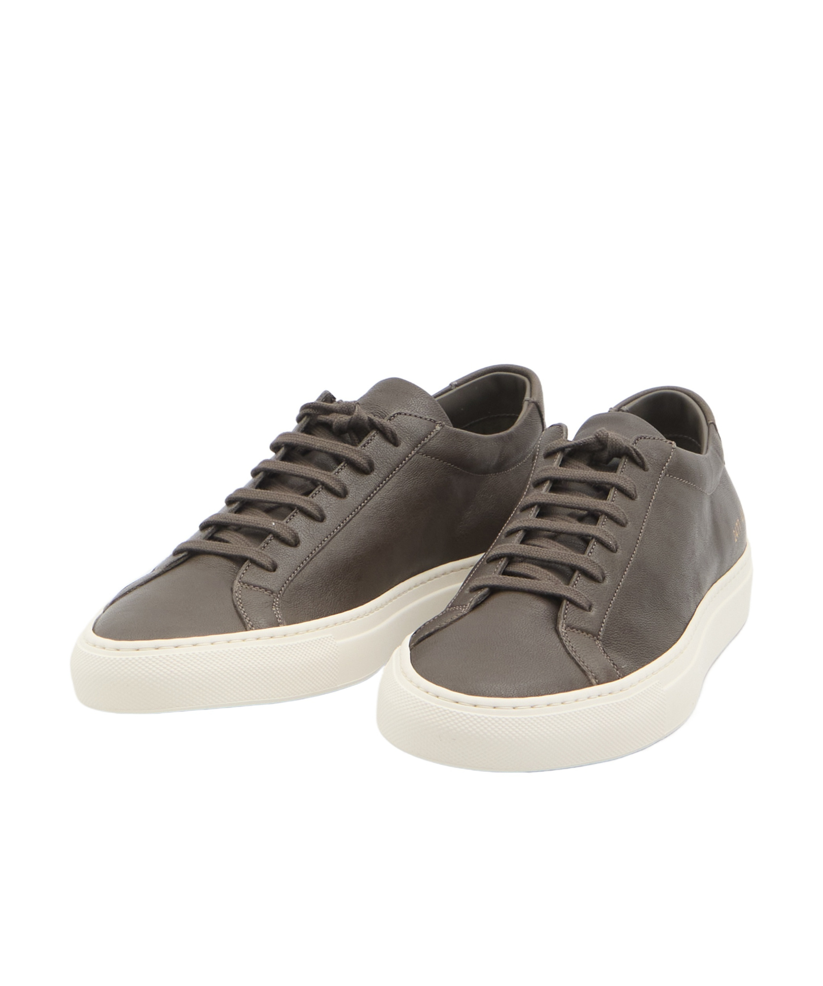 Common Projects Gray Summer Achilles Sneakers In White