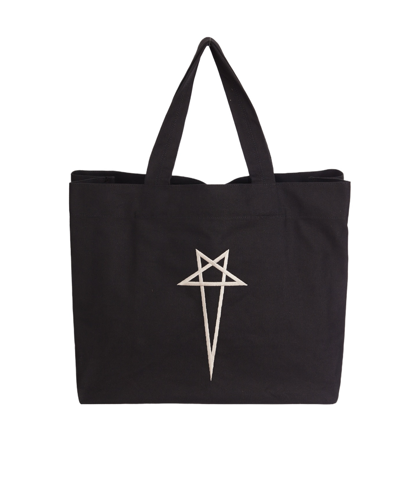 Rick Owens Double Handle Tote Bag In Black