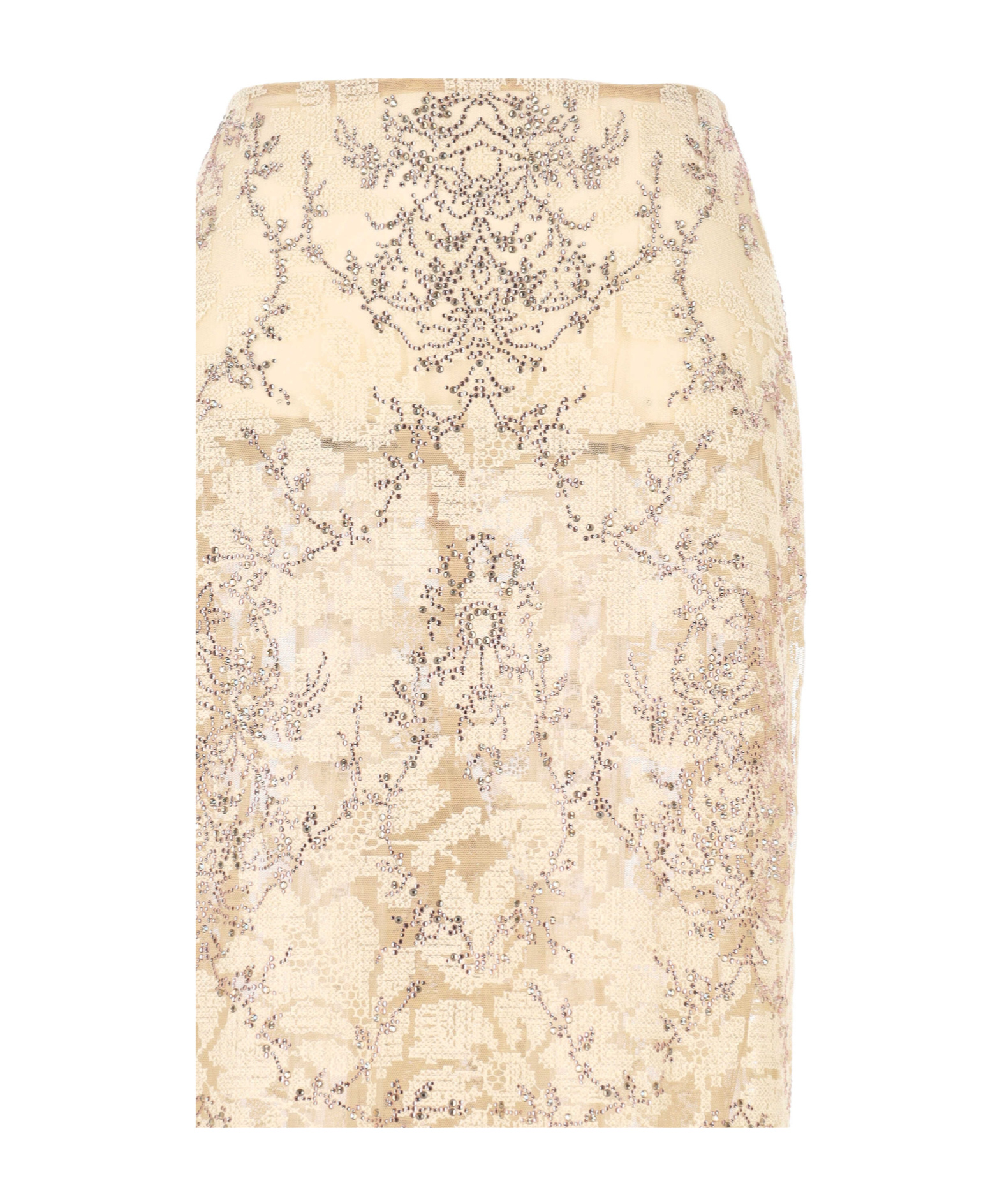 Ermanno Scervino Embellished-detail Midi Skirt In Brown