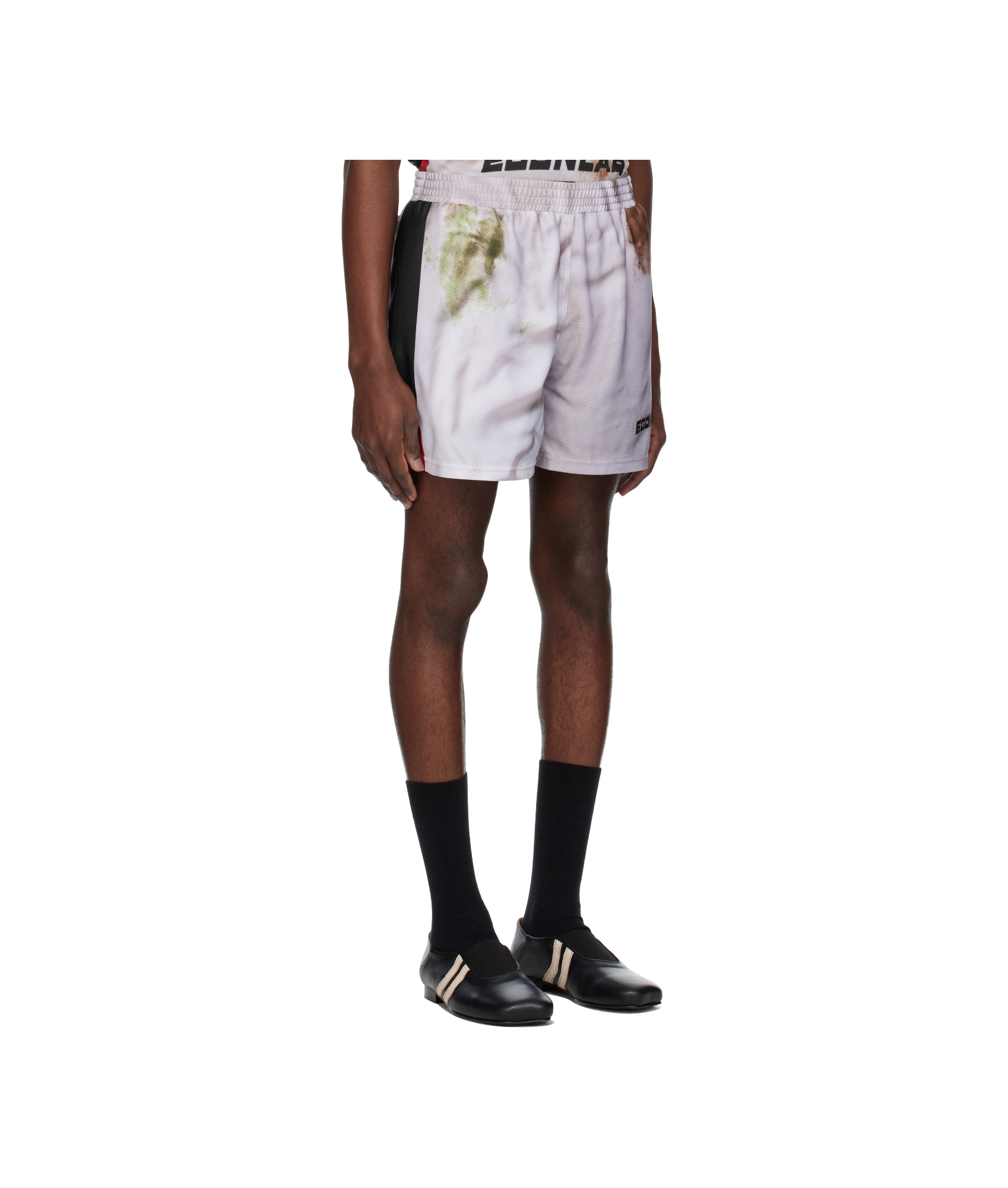 Egonlab Gray Sport Shorts In Multicolor
