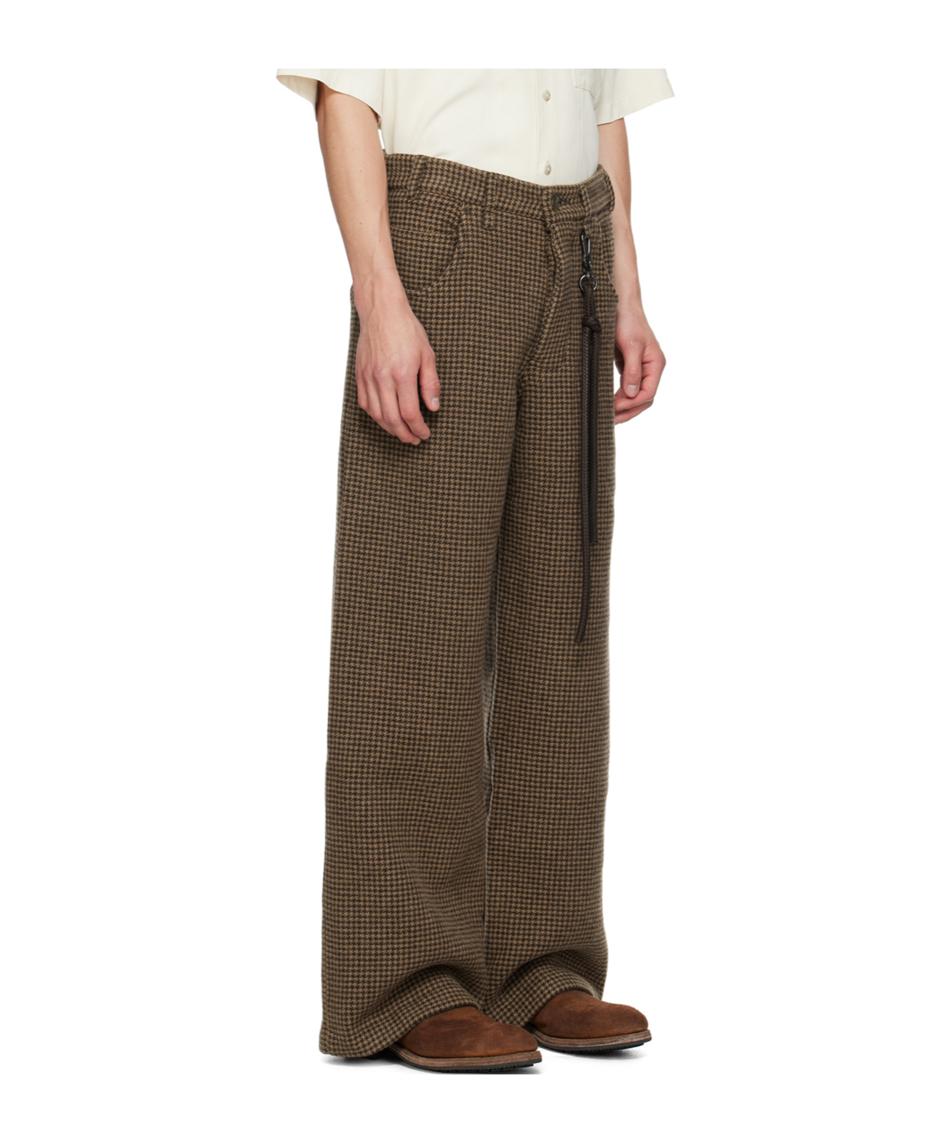 SONG FOR THE MUTE BELT-LOOP CASUAL PANTS